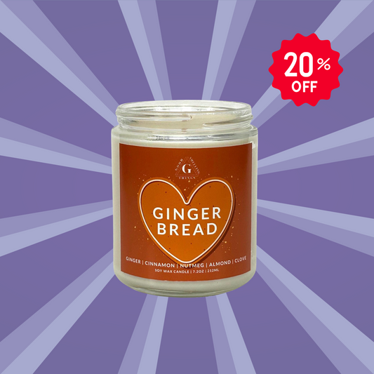 Gingerbread | ginger + cinnamon + nutmeg + almond + clove