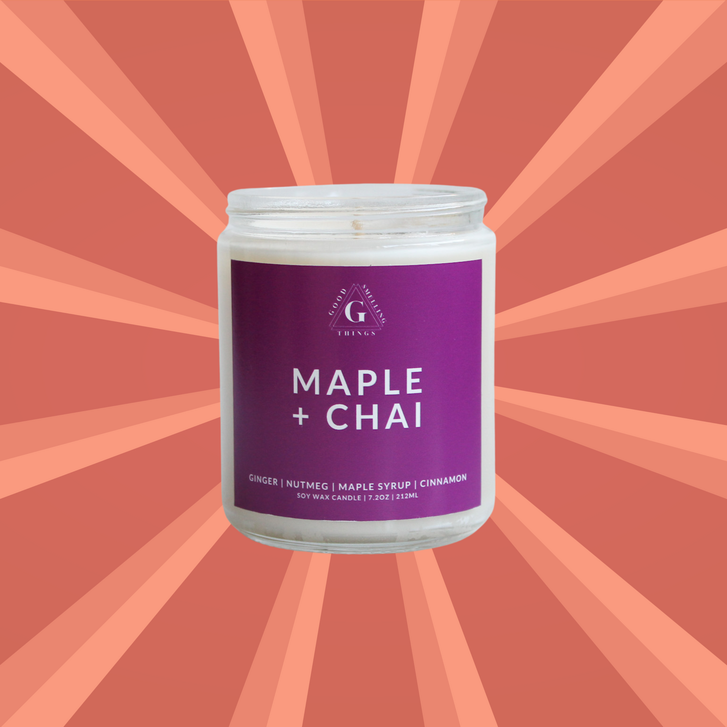 Maple + Chai | ginger + nutmeg + maple syrup + cinnamon